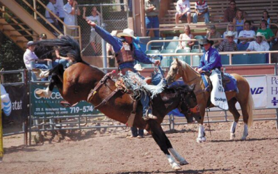 The rodeo has long ties to the local military community