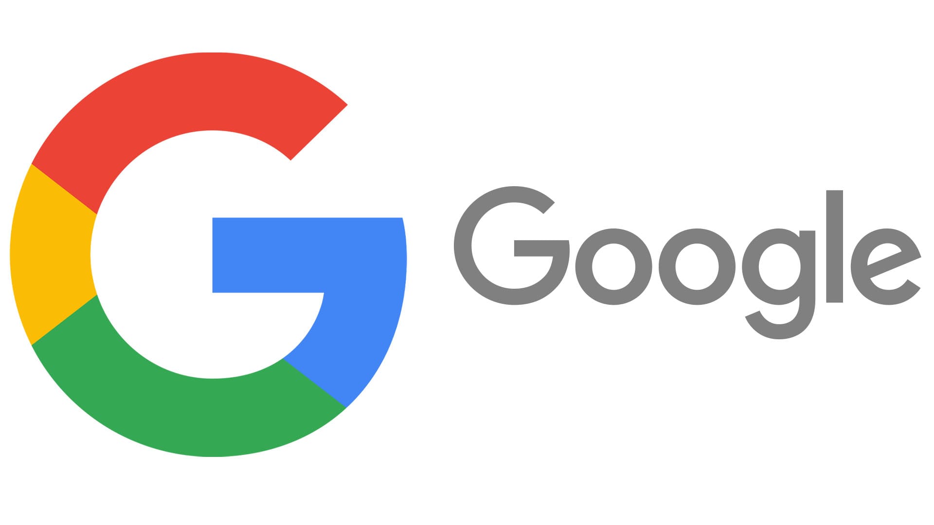 Google G and logo with google colors and gray<br />
