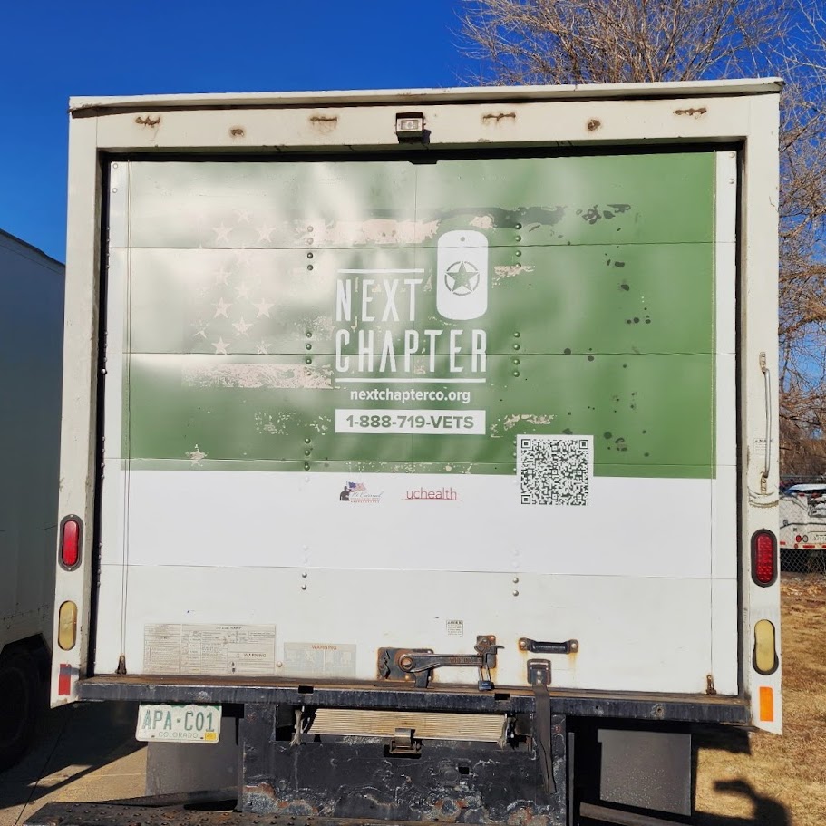 Truck Wrap - Back of Truck view